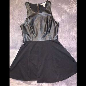 Forever 21 Faux leather LBD